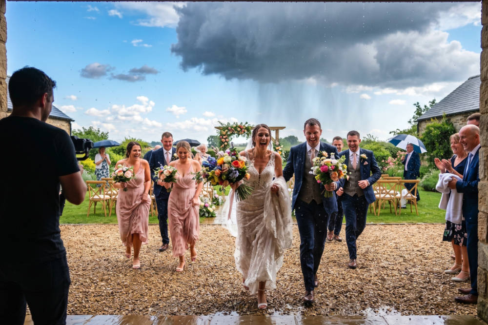 Worried about rain ruining your outdoor wedding? NI florist David McConkey shares top tips to help your DIY wedding flowers survive the wind and wet weather.